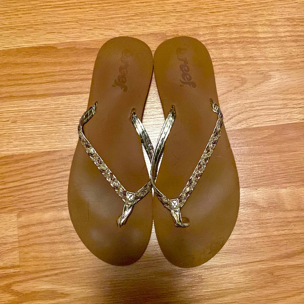 Reef Gold Flip Flops